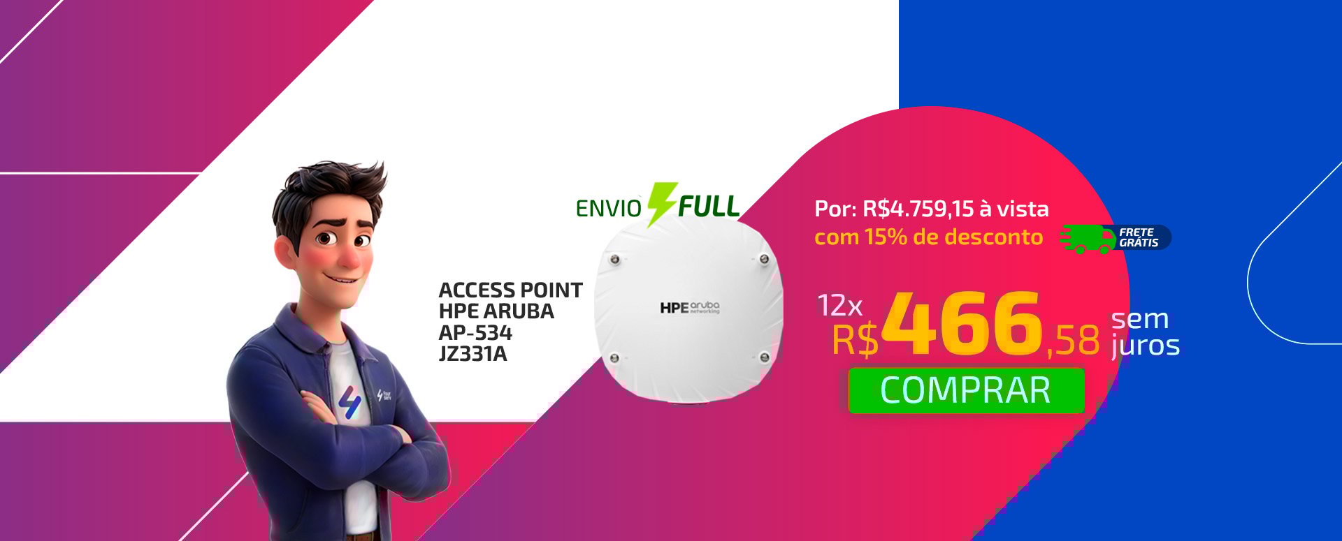 Access Point HPE Aruba AP-534
