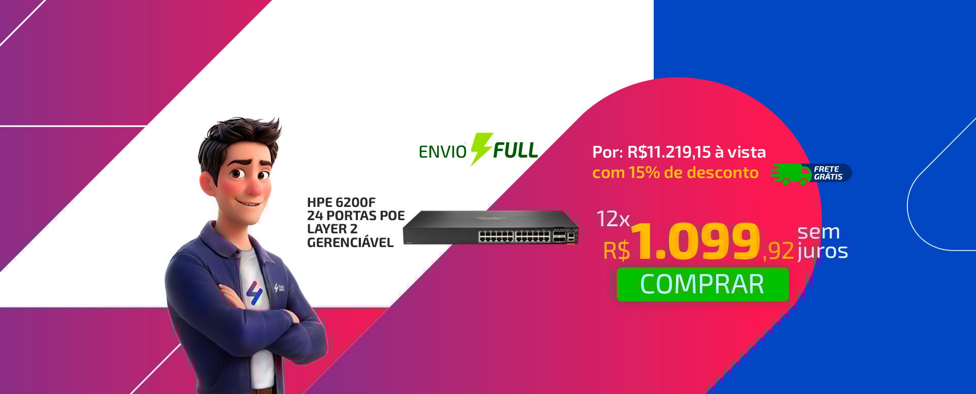 Switch HPE Aruba 6200F
