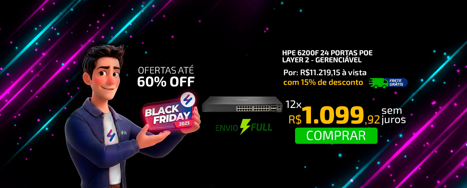 Switch HPE Aruba 6200F