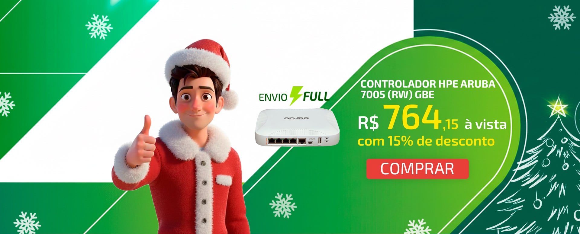Controlador HPE Aruba 7005 (RW) Gbe