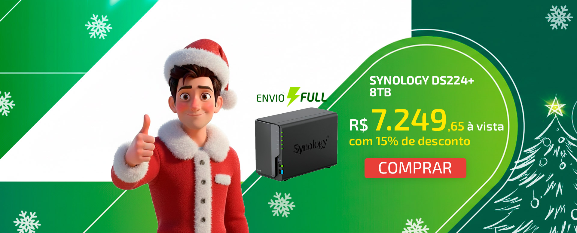 NAS Synology DS224+ - 8TB