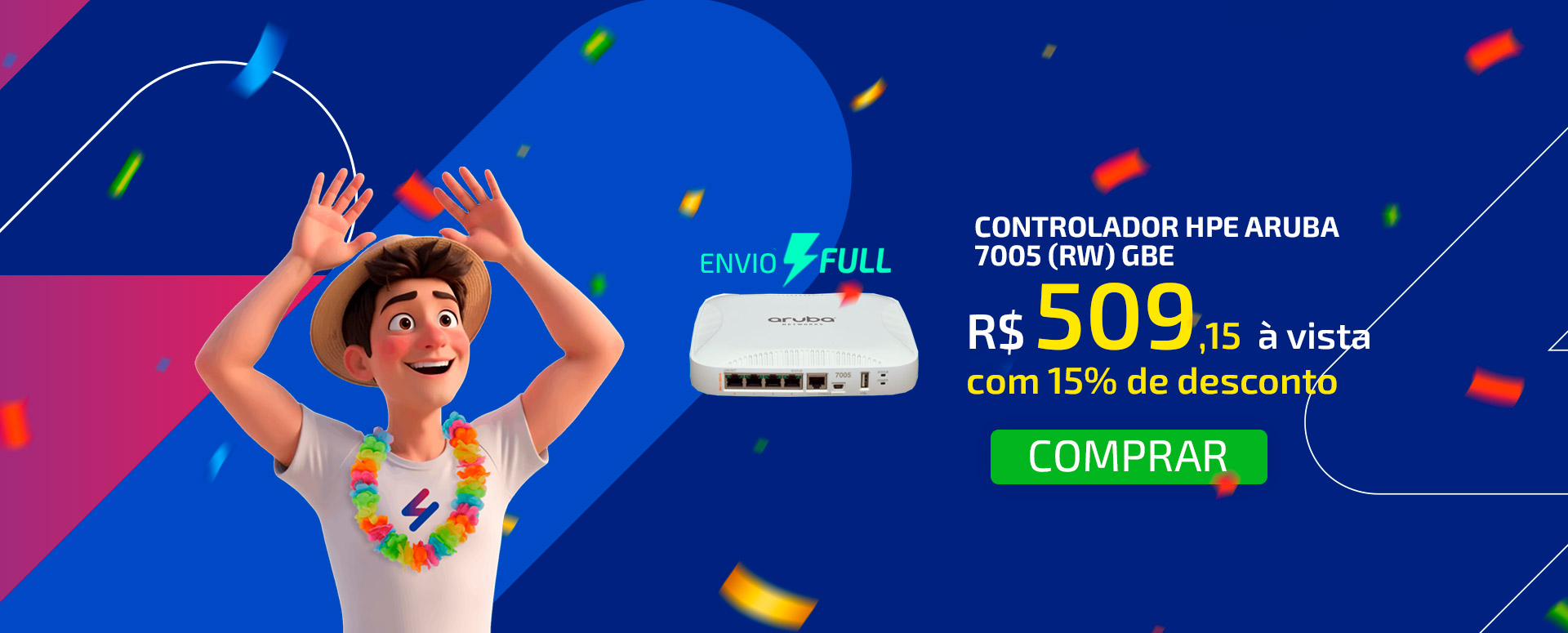 Controlador HPE Aruba 7005 (RW) Gbe