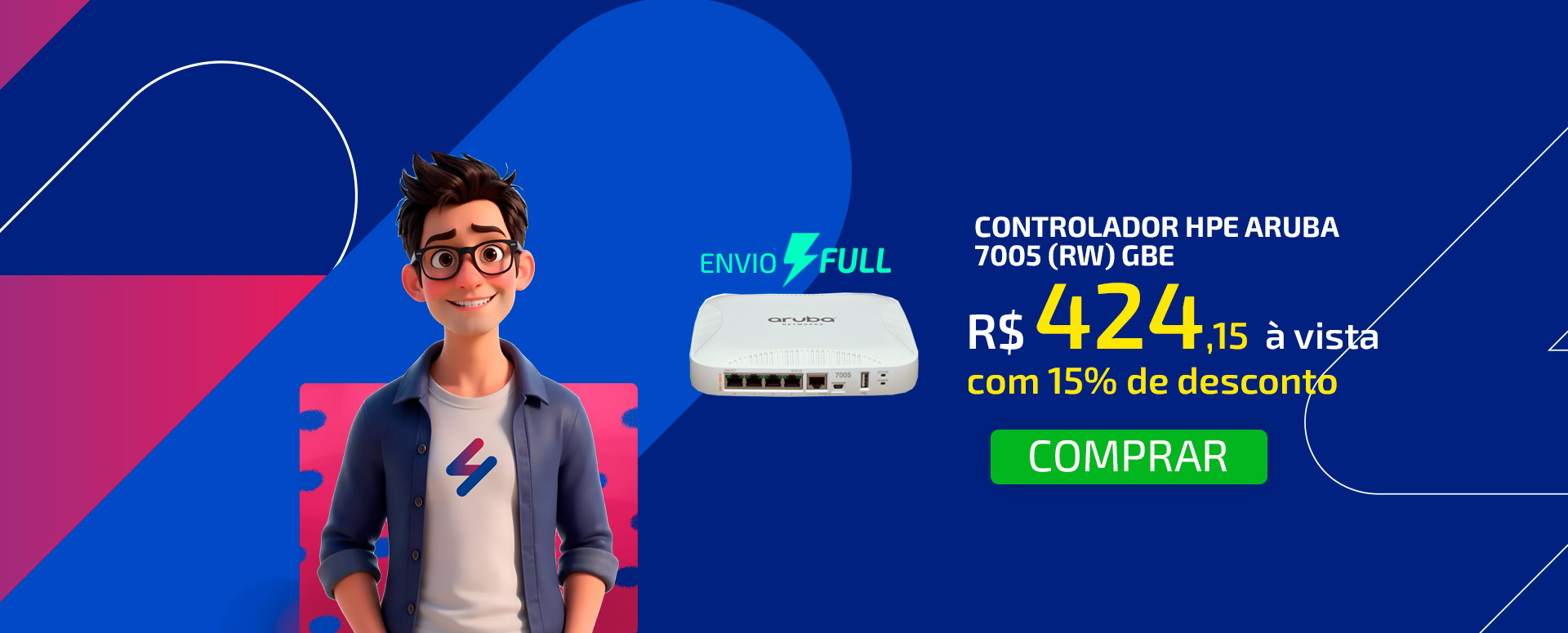 Controlador HPE Aruba 7005 (RW) Gbe