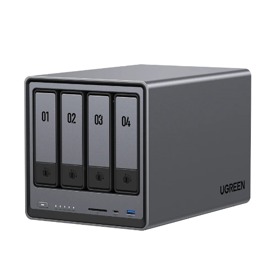UGREEN DXP4800 Plus NAS 4スロット Servidor NAS UGREEN DXP4800 PLUS - 4 Baias - 5-core 4.4 GHz - 8GB