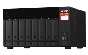 Servidor NAS Qnap TS-873A - 64TB - Quad-Core 2.2 Ghz - 8GB RAM - 2x 2,5Gbe - Inclui 8 HDs NAS de 8TB