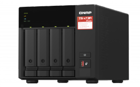 Servidor NAS Qnap TS-473A-8G 40TB - Quad-Core 2.2GHz - 8GB RAM - 2x 2.5Gb - Inclui 4 HDs NAS de 10TB