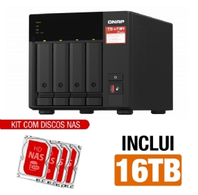 QNAP NAS INTEL 10GbE2 TS-473 4ベイ HDD 8TB QNAP NAS INTEL