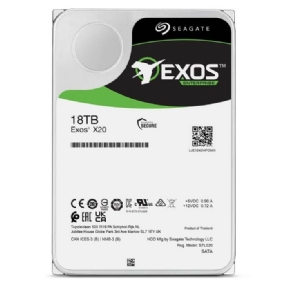 HD Interno Seagate - EXOS X20 - 18TB - SAS 12Gb/s - 7200 RPM - 256 MB - MPN: ST18000NM000D