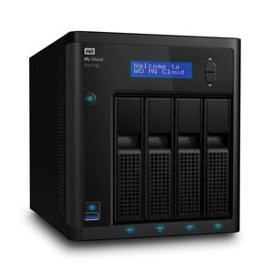 Servidor NAS WD My Cloud Expert EX4100 16TB - Dual-Core 1.6Ghz - 2GB - Inclui 4 HDs NAS de 4TB