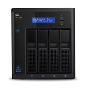 Servidor NAS WD My Cloud Expert EX4100 32TB - Dual-Core 1.6 Ghz - 2GB - Inclui 04 HDs NAS de 8TB