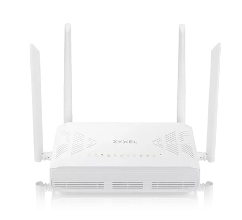 ONT Zyxel GPON AX3000 - 4 portas Gigabit - Wi-Fi 6 - GPON - MPN