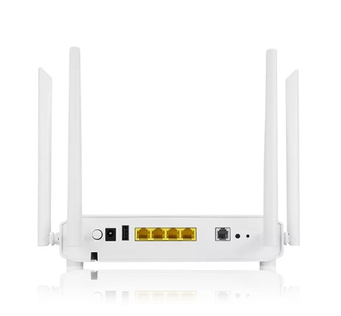 ONT Zyxel GPON AX3000 - 4 portas Gigabit - Wi-Fi 6 - GPON - MPN