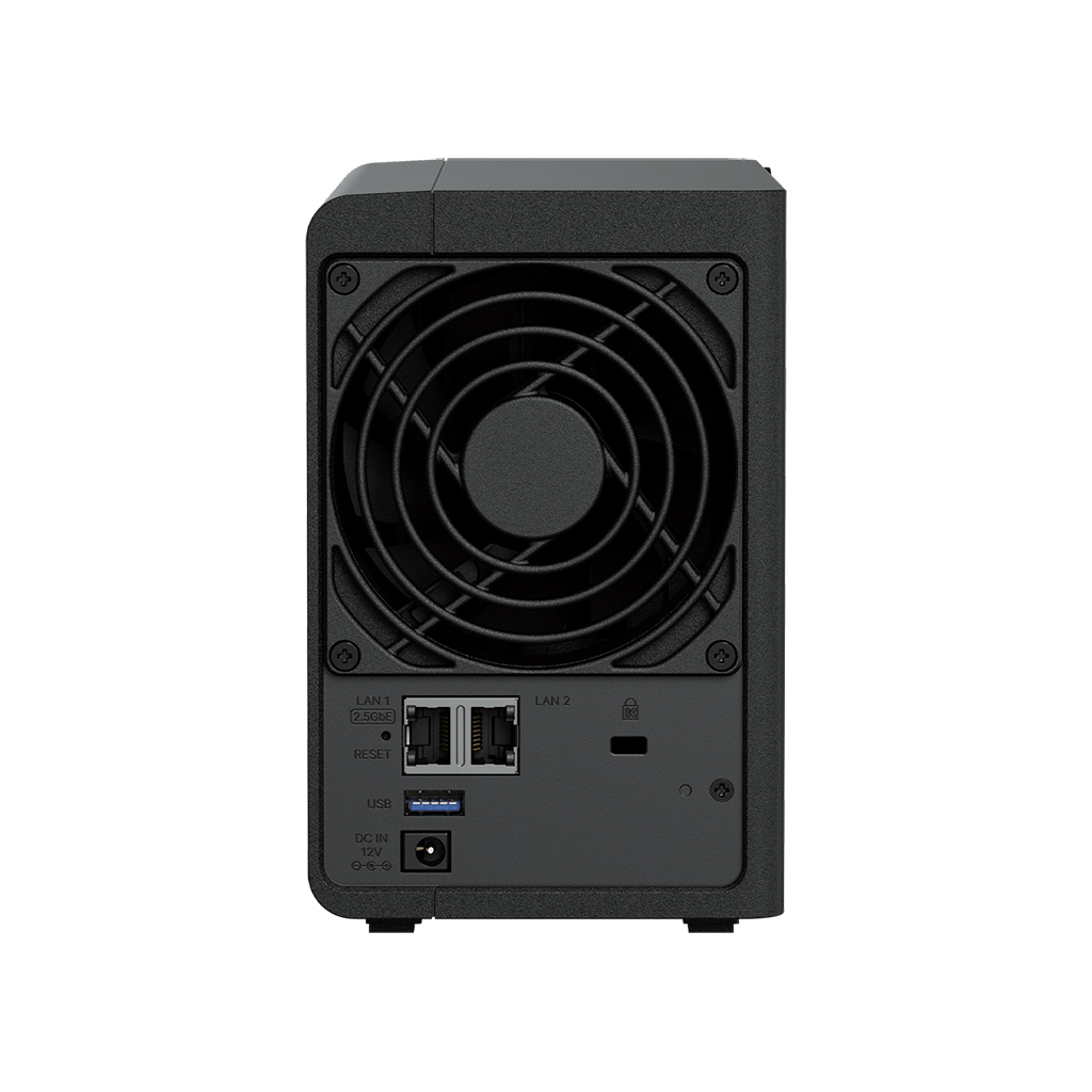 Servidor NAS Synology DS225+ 8TB - CPU Quad-Core 2.0 GHz - 2GB