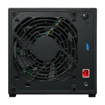 Servidor NAS Asustor AS1104T - 32TB - CPU Quad-Core 1.4GHz - 1GB RAM - 2,5 Gigabit - Transcodificação 4K - Inclui 4 HDs NAS de 8TB