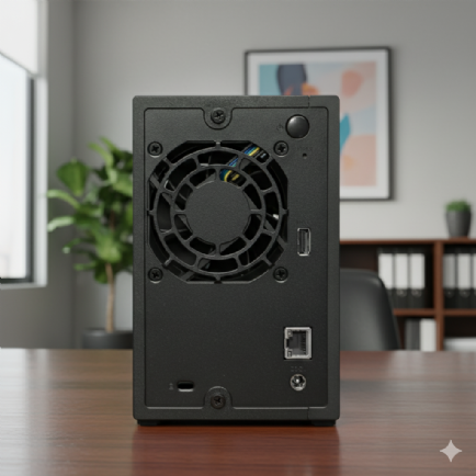 Servidor Nas Asustor AS1102TL - 16TB - Quad-Core 1.7 Ghz - 1GB RAM - 1x 1 Gigabit - Inclui 2 HDs NAS de 8TB