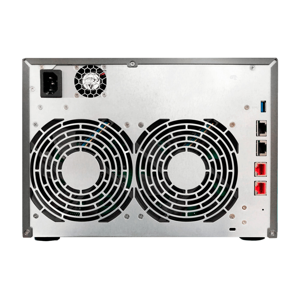 Servidor NAS Asustor Lockerstor 8 AS6508T - 48TB - CPU Intel Quad Core 2.1GHz - 8GB RAM - 10 GbE - Inclui 8 HDs NAS de 6TB