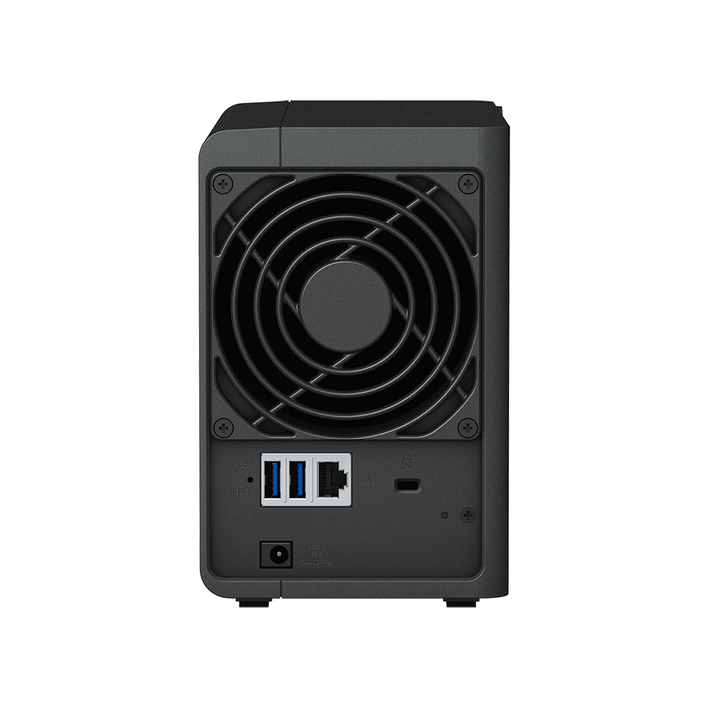 Servidor NAS Synology DS223 - 2 Baias - Quad-Core 1.7GHz - 2GB DDR4