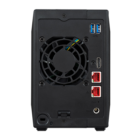 Servidor NAS Asustor AS5402T - 16TB - CPU Intel Quad-core - 4GB RAM - 2x 2.5GbE - Inclui 2 HDs NAS de 8TB