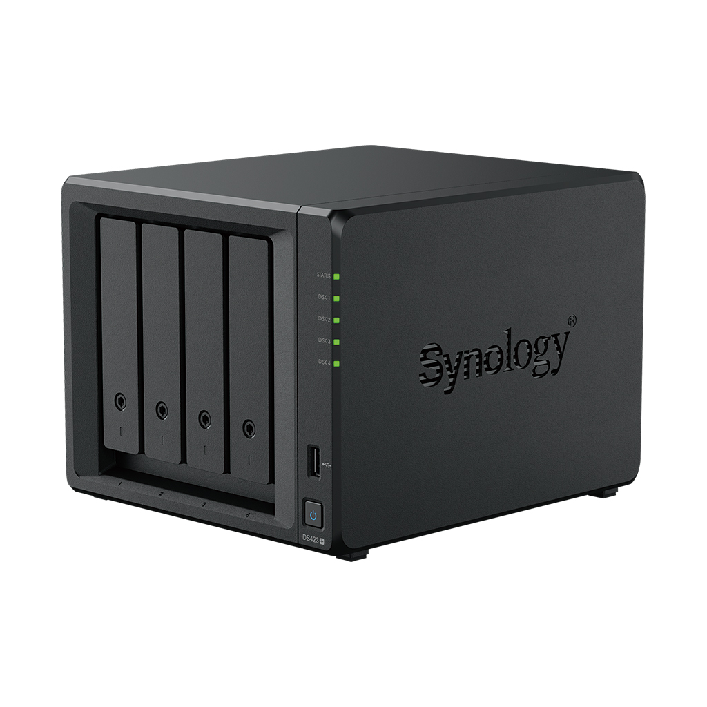 Servidor NAS Synology DS423+ 24TB - Quad-Core 2.0GHz - 2GB DDR4 - 2x 1