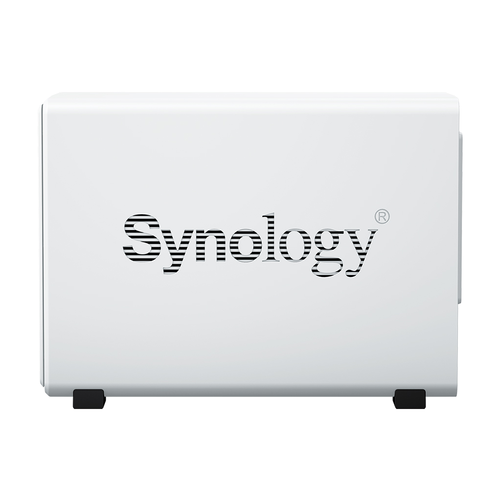 Servidor NAS Synology DS223J - 8TB - CPU Realtek RTD1619B - 1GB DDR4 - 1x 1GbE - Inclui 2 HDs NAS de 4TB