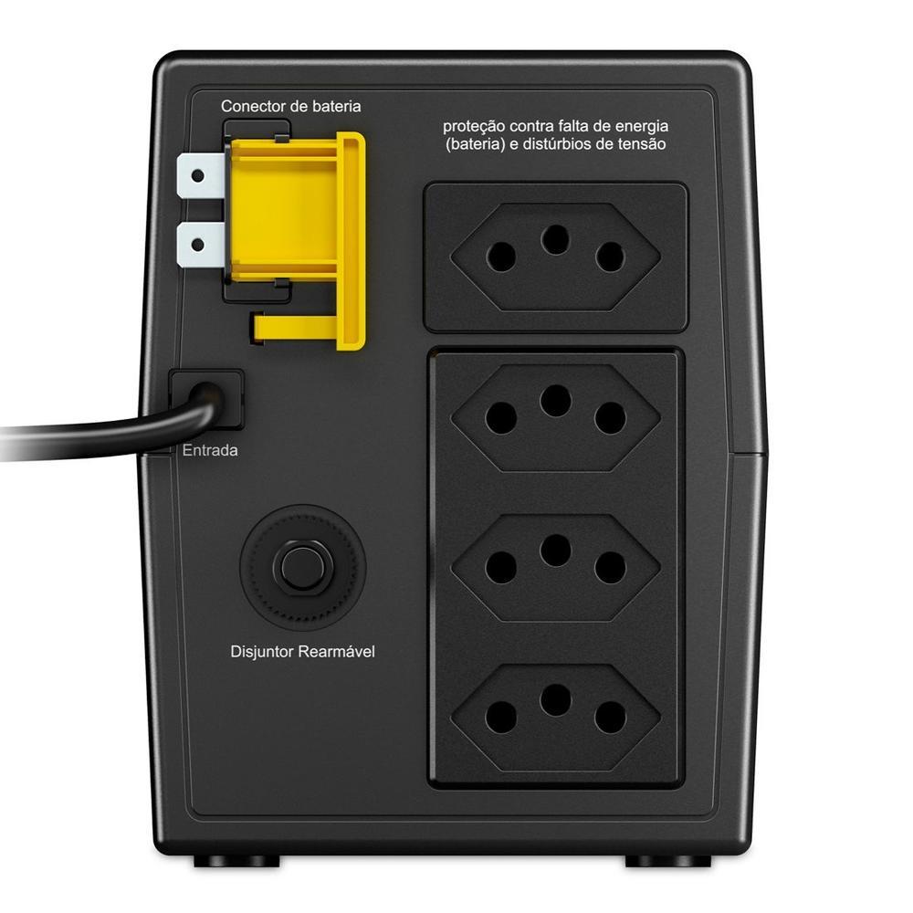 Nobreak APC Back-UPS - 600va - BVX600BI-BR - Entrada Bivolt - Saída 115v