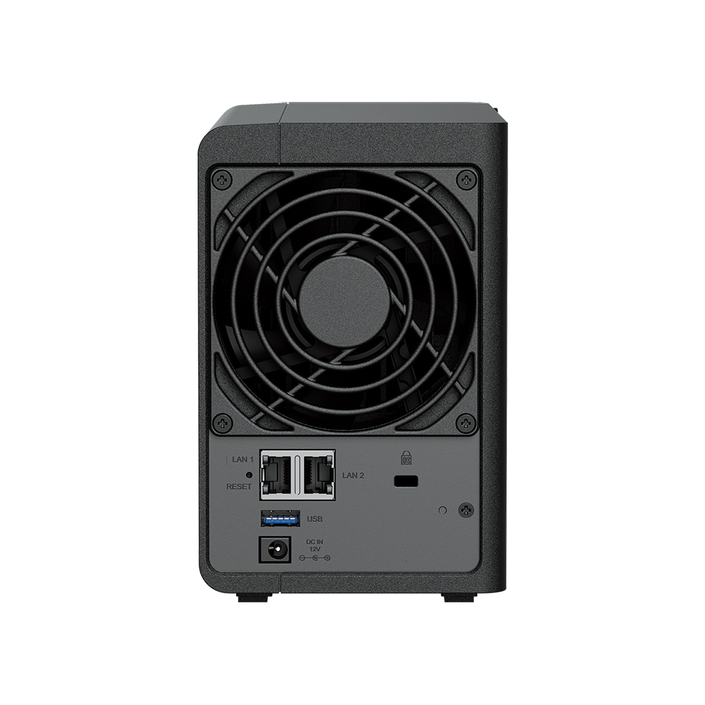Servidor NAS Synology DS224+ - 8TB - Quad-Core 2.0 Ghz - 2GB RAM - 2x 1Gbe - Inclui 2 HDs NAS de 4TB