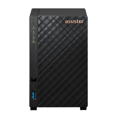 Servidor Nas Asustor AS1102TL - 16TB - Quad-Core 1.7 Ghz - 1GB RAM - 1x 1 Gigabit - Inclui 2 HDs NAS de 8TB